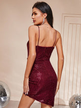Double Crazy Sparkly Pleated Cami Dress